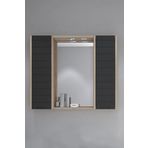 Denko Mostar 90 cm Siyah Banyo Dolabı