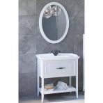 Denko Öykü 80 Cm (Beyaz) Banyo Dolabı Takımı