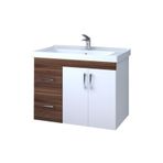 Denko Petra 85 cm Banyo Dolabı Alt Modül ve Seramik Lavabo
