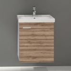 Denko Terra 50 cm Mdf Alize Banyo Dolabı Alt Modül ve Lavabo