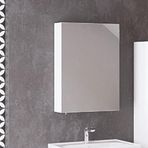 Denko Terra 60 Cm Mdf Beyaz Banyo Dolabı Aynalı Üst Modülü