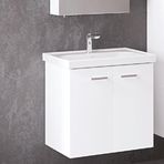 Denko Terra 60 cm Mdf Beyaz Banyo Dolabı Takımı
