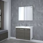 Denko Terra 80 cm Açık Meşe Banyo Dolabı