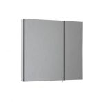 Denko Terra 80 Cm Mdf Antrasit Gri Banyo Dolabi Aynali Ust Modulu