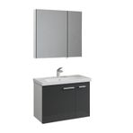 Denko Terra 80 cm Mdf Banyo Dolabı Takımı