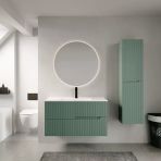 Denko Tiran 85 Cm Beyoğlu Yeşil Banyo Dolabı Takımı Ve Boy Dolabı
