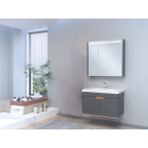 Denko Troy 80 cm Antrasıt Gri Hazar Banyo Dolabı