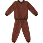 Denokids Hayvanlar Erkek Bebek Kahverengi Eşofman Takım - 6 - 12 Ay