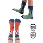 Denokids Hayvanlar Erkek Çocuk 2'li Soket Çorap - Lacivert - 8 - 9 Yaş