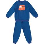 Denokids Itfaiye Erkek Bebek Lacivert Eşofman Takım - 6 - 12 Ay
