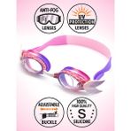 Denokids Kız Çocuk Deniz Gözlüğü Anti-Fog Mermaid - Pembe