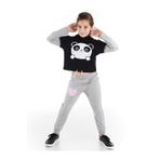 Denokids Minik Panda Kız Çocuk Eşofman Takım