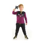 Denokids Şimşek Maske Erkek Çocuk T-shirt Pantolon Takım