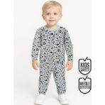 Denokids Süper Dino Erkek Bebek Gri Pijama Takımı - 1 - 1,5 Yaş