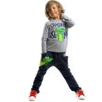 Denokids Timsah Adası Erkek Çocuk T-shirt Pantolon Takım - 6 Yaş - Renkli