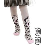Denokids Unicorn Gri Pembe Kız Çocuk Külotlu Çorap - 2 - 3 Yaş