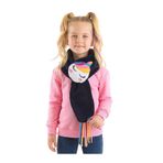 Denokids Unicorn Kız Çocuk Peluş Lacivert Atkı