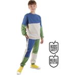 Denokids Uzun Kollu Renk Bloklu Eşofman Takım 5 Yaş Erkek Çocuk İçin Çok Renkli Güvenli Tasarım