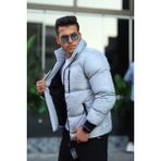 Densmood Erkek Şişme Mont - Gri - XL