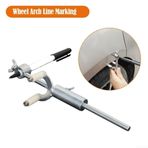 Dent Onarımı ve Boya Hazırlığı Sırasında Sac Metal Yüzeyleri İşaretlemek İçin Otomotiv Tekerlek Kemeri Scriber (Altın kaş crosser)