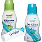 Dentasave Ağız Çalkalama Suyu Ağız Kokusu Çinko Formül, Günlük Bakım 300 ml ve Diş Macunu Çinko 75 ml