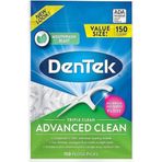 DENTEK Triple Advanced Clean Florürlü ve Naneli Diş İpi 150'li
