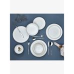 Dentelle PLATİN 24 Parça Bone Porselen Yemek Takımı