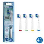 Denthauz 3D Maxcare - 3 Boyutlu Temiizlik Oral-B Uyumlu Diş Fırçası Başlığı - 4 Adet Yedek Başlık