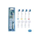 Denthauz 3D Maxcare - 3 Boyutlu Temiizlik Oral-B Uyumlu Diş Fırçası Başlığı + Fırça Koruma Kapağı