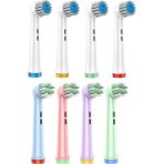 Denthauz 8 Adet Diş Fırçası Başlığı Çocuk Için Yumuşak ve Ekstra Yumuşak I Yedek Başlık Oral-B Uyumlu - Beyaz
