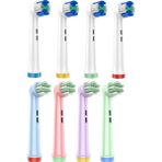 Denthauz 8 Adet Diş Fırçası Başlığı Çocuk Için Yumuşak ve Üç Boyutlu I Yedek Başlık Oral-B Uyumlu - Beyaz
