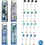 Denthauz Dev Set 16 Adet Comfy + x Cross + 3D Maxcare + Charcoal Oral-B Uyumlu Yedek Diş Fırçası Başlıkları