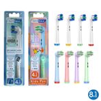 Denthauz Kombo Set 3D Maxcare + Kids Fun Yumuşak Oral-B Uyumlu Yedek Diş Fırçası Başlıkları