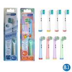 Denthauz Kombo Set Comfy + Kids Fun Yumuşak Oral-B Uyumlu Yedek Diş Fırçası Başlıkları