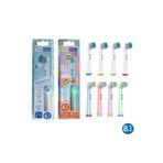 Denthauz Kombo Set Sensetive + Kids Fun Yumuşak Oral-B Uyumlu Yedek Diş Fırçası Başlıkları