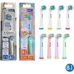 Denthauz Kombo Set x Cross + Kids Fun Yumuşak Oral-B Uyumlu Yedek Diş Fırçası Başlıkları