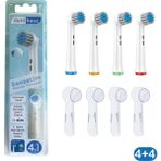Denthauz Sensetive - Ekstra Yumuşak Oral-B Uyumlu Diş Fırçası Başlığı + Fırça Koruma Kapağı