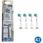 Denthauz x Cross - Kusursuz Temizlik Oral-B Uyumlu Diş Fırçası Başlığı - 4 Adet Yedek Başlık