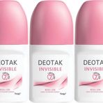 Deotak 3x35 ml İnvisible Kadın Roll On Deodorant