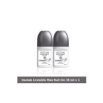 Deotak Invisible For Men 35 ml x 2 Adet Roll-On Deodorant