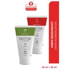 Deotak Krem Deodorant 2'li Set Classic 35 ml ve Plus Çay Ağacı Yağı 35 ml Ter Önleyici Koruma Kadın Erkek