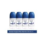 Deotak Original For Men 4x35 ml Roll-On Deodorant