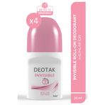 Deotak ROLL-ON DEODORANT 35 ML KADIN İNVİSİBLE 4 ADET