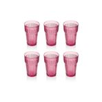 Depa 400 ml 6 Adet Akrilik Mürdüm Uzun Su Bardağı