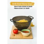 Depa Akrilik Füme Makarna Süzgeçi & Sebze Meyve Süzgeçi