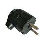 Depa L Tip Topraklı Erkek Fiş - Siyah - 220 Volt - 11135-s