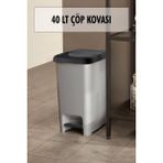 Depa Robinanka 40 Litre Basmalı Çöp Kovası
