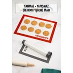 Depa Robinanka Fırınlanabilir Kendinden Yağlı Silikon Pişirme Matı Hamur Açma Matı Silpat 30X40 cm 1 Adet