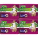Depend 4 Paket 10'lu Medium-Orta Emici Külot Kadın Hasta Bezi