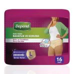 Depend Bayan Large 16 Adet Emici Külot